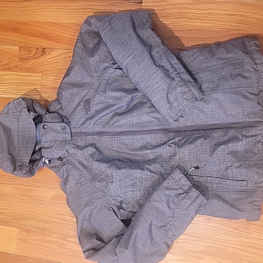 The North Face Aphelion Gray Triclimate Winter Jacket Womens M